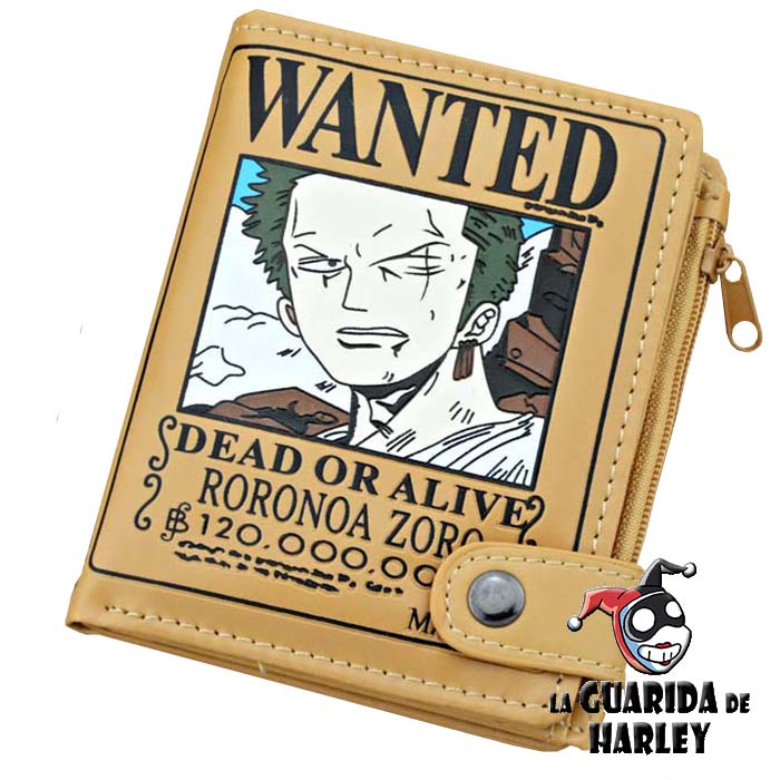 wanted zoro wallet one piece