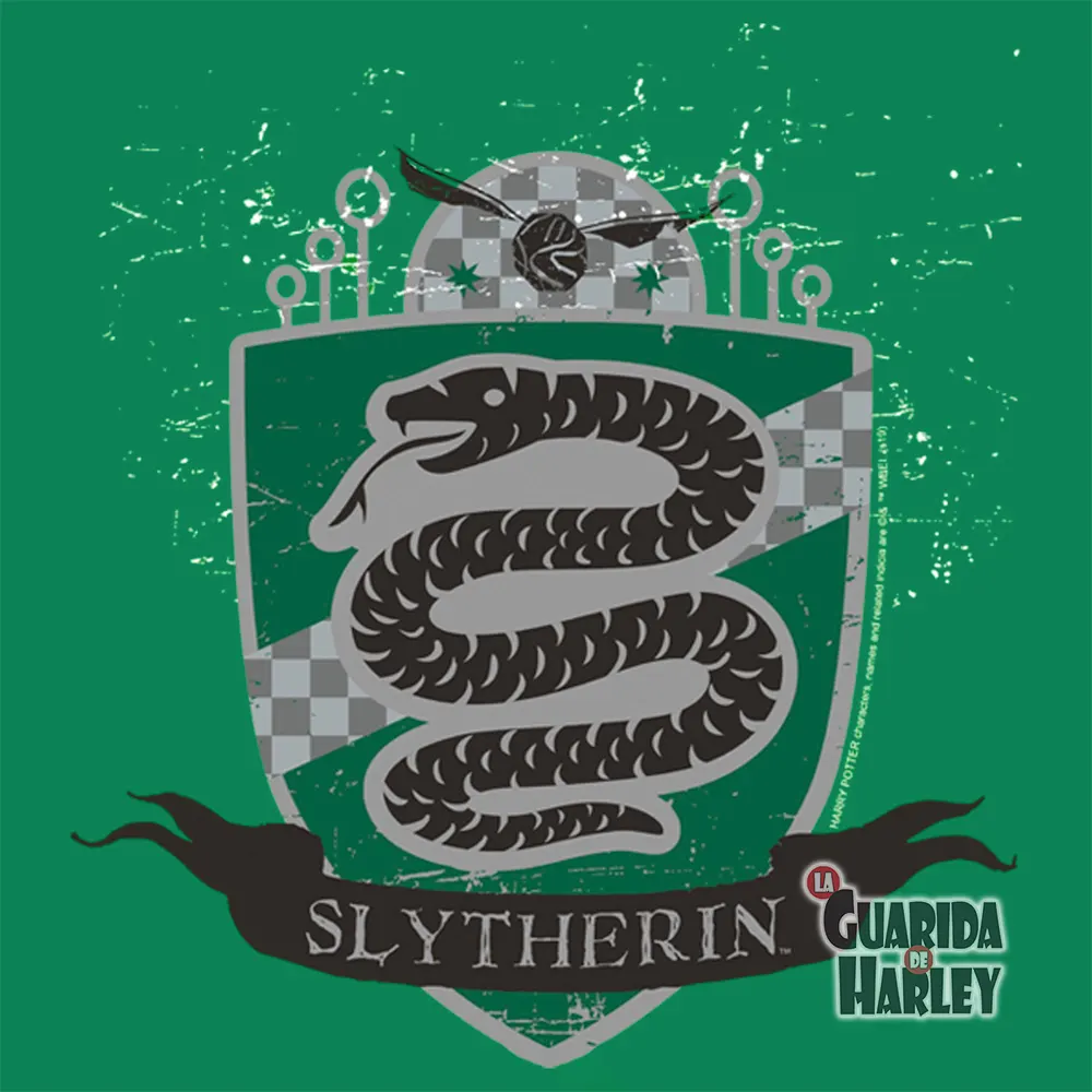 Camiseta Hombre Quidditch harry potter slytherin