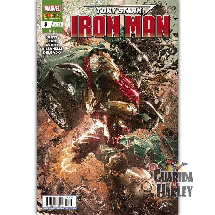 Tony Stark: Iron Man 5 HÉROES MARVEL EL INVENCIBLE IRON MAN V2 104