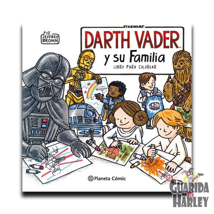 Star Wars Darth Vader y su familia Libro para colorear Jeffrey Brown