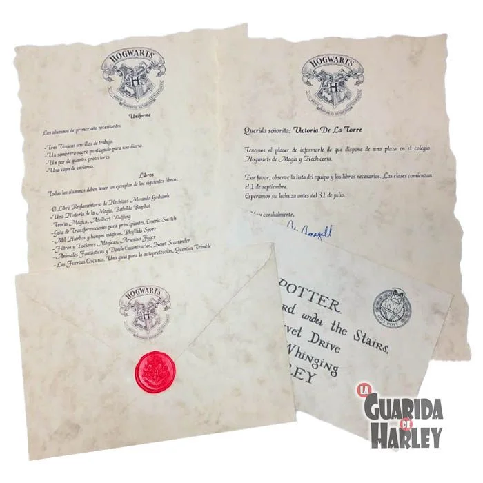 Carta Hogwarts Personalizada