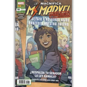 Portada Cómic la magnifica ms. marvel 11