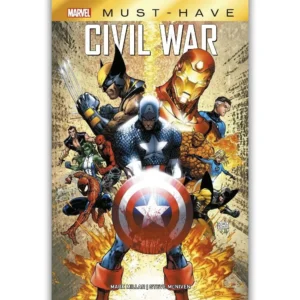 Portada Cómic marvel musthave. civil war