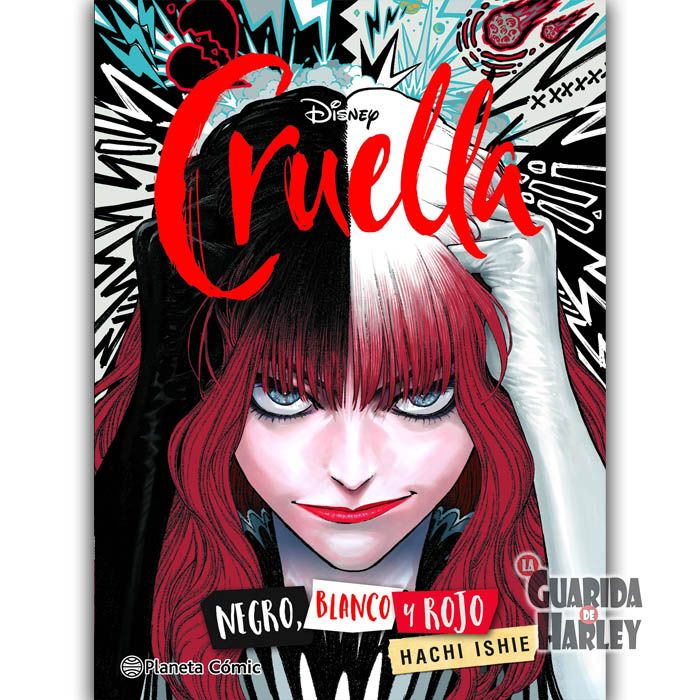 Cruella (manga) Negro, blanco y rojo