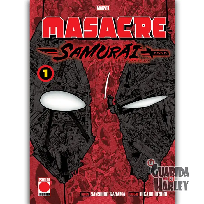 Masacre Samurái 1 Manga Marvel Deadpool