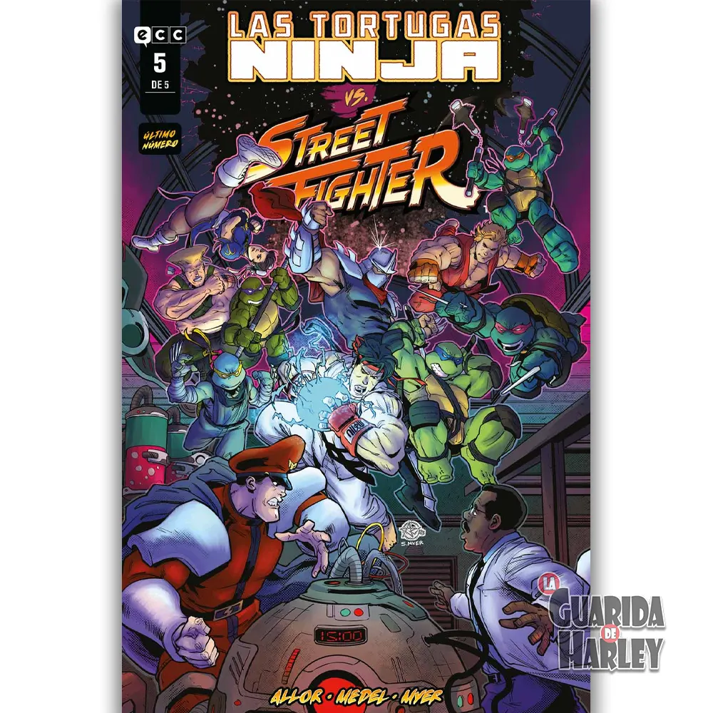 Las Tortugas Ninja vs. Street Fighter núm. 5 de 5