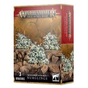 Warhammer Age of Sigmar: Vástagos de Nurgle (Maggotkin of Nurgle) - Nurglings