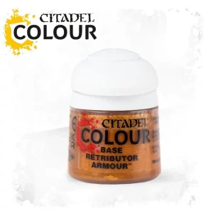 Citadel Base: Retributor Armour (12ml) – Oro glorioso para tus miniaturas de Warhammer