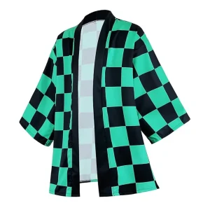 Kimono estilo Tanjiro – Demon Slayer (Kimetsu no Yaiba)