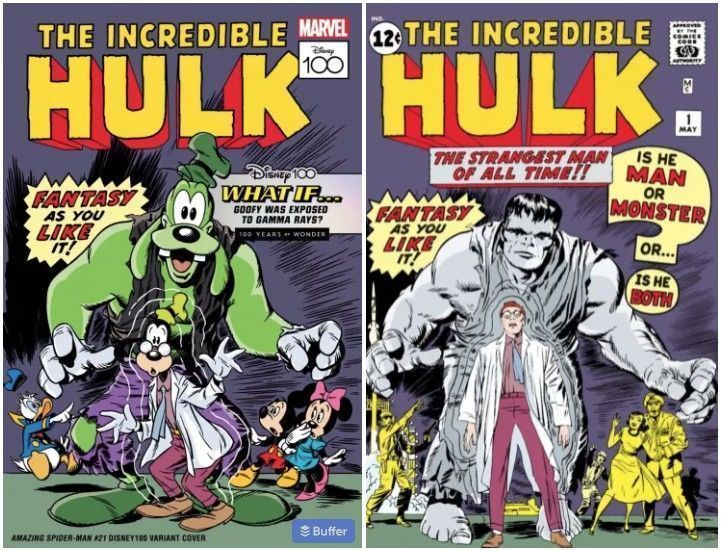 Marvel Disney 100 Hulk