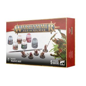 Warhammer Age of Sigmar: Skaven – Set de Pinturas + Miniaturas (Paint + Tools Set)