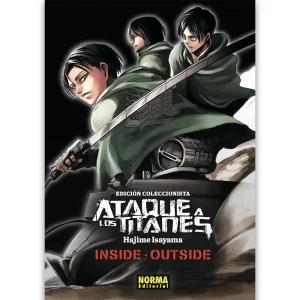 Portada Ataque a los Titanes Edición Coleccionista. Guías Inside y Outside