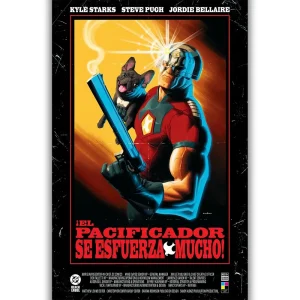 Portada Cómic El Pacificador Se Esfuerza Mucho