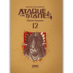 Portada Manga ataque a los titanes ed. integral 12