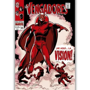 Portada Cómic biblioteca marvel 105. los vengadores 11