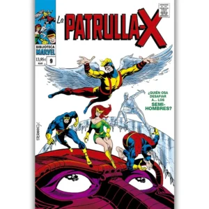 Portada Cómic biblioteca marvel 106. la patrulla x 9