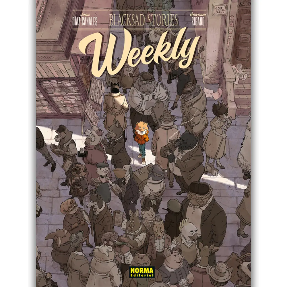 Portada Cómic blacksad stories: weekly