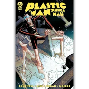 Portada Cómic dc black label. ¡plastic man nunca más!