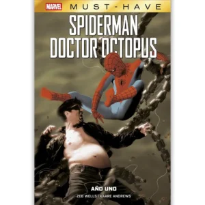 Portada Cómic marvel must have. spiderman/doctor octopus: año uno