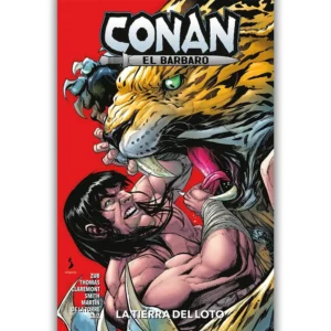 Portada Cómic marvel premiere. conan el barbaro 04 la tierra del loto