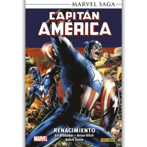 Portada Cómic marvel saga tpb. capitán américa 10. renacimiento