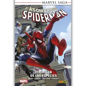 Portada Cómic marvel saga tpb. el asombroso spiderman 30 el origen de las especies