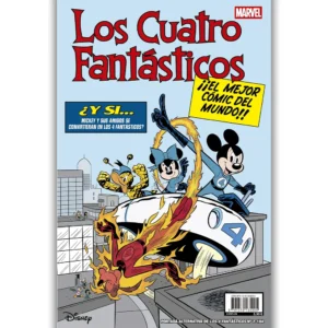 Portada Cómic los 4 fantásticos 02. portada disney fantastic four 3