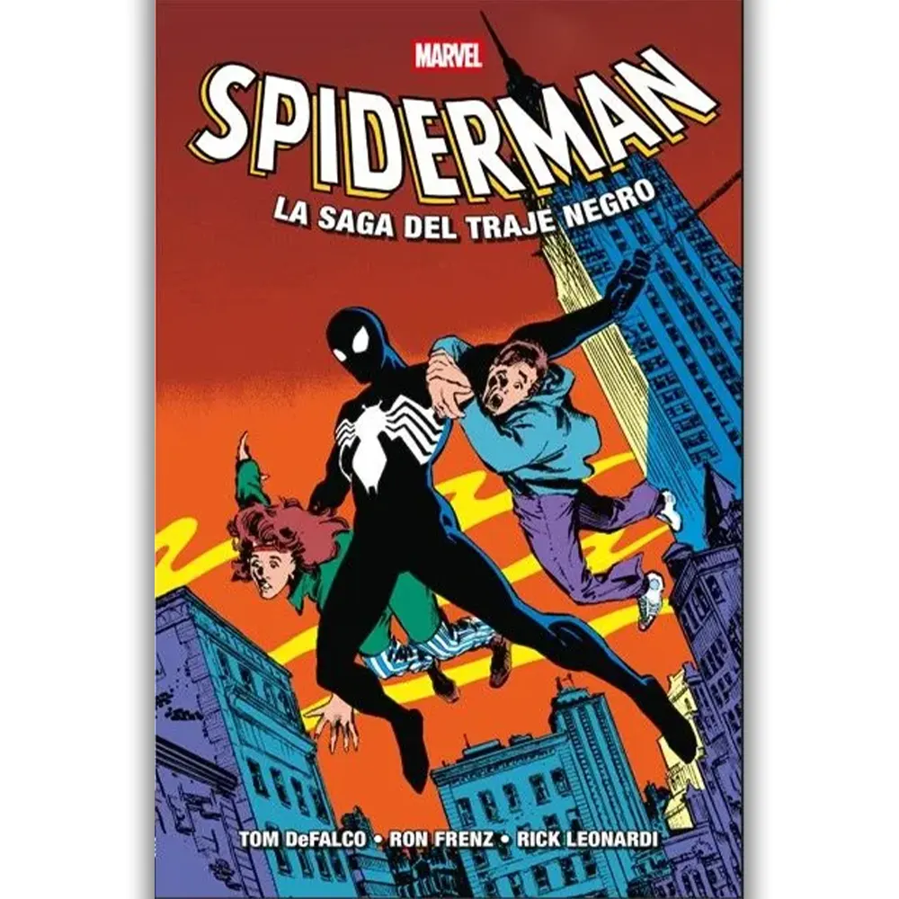 Portada Cómic marvel essentials 38 spiderman: la saga del traje negro