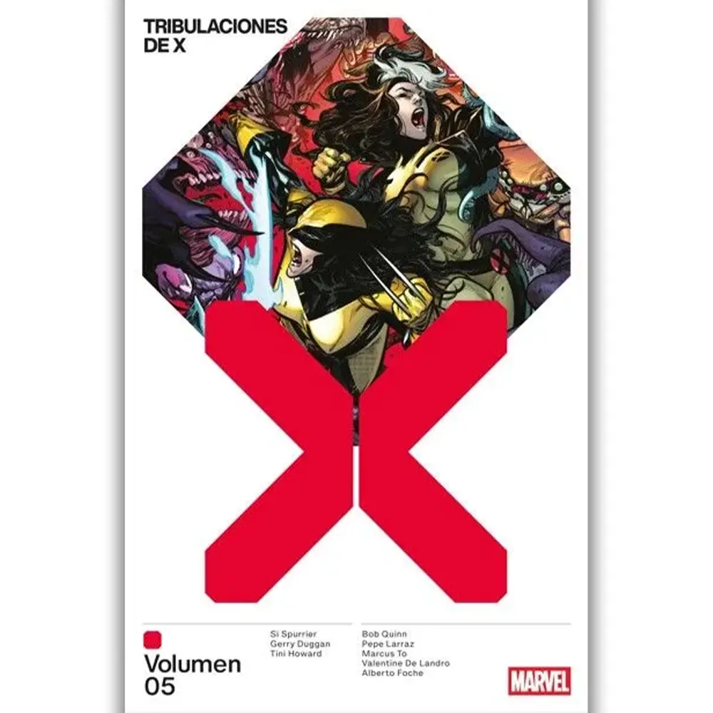 Portada Cómic marvel premiere. tribulaciones de x 05