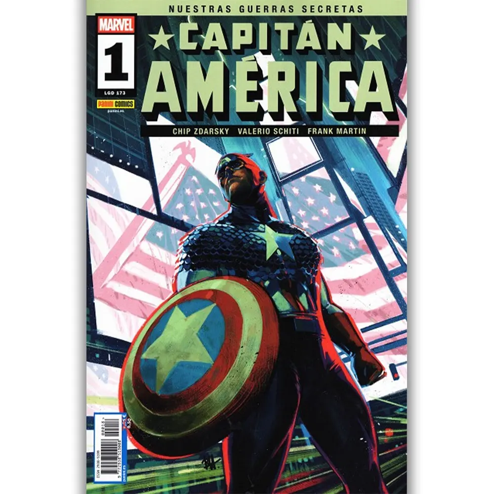 Portada Cómic capitan america 01
