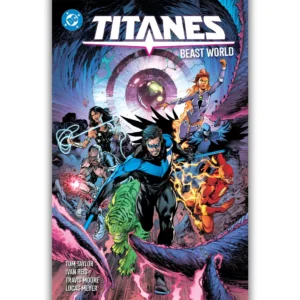 Portada Cómic dc premiere. amanecer de dc. titanes 02: beast world