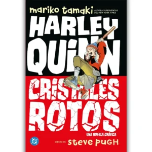 Portada Cómic dc young adults. harley quinn: cristales rotos