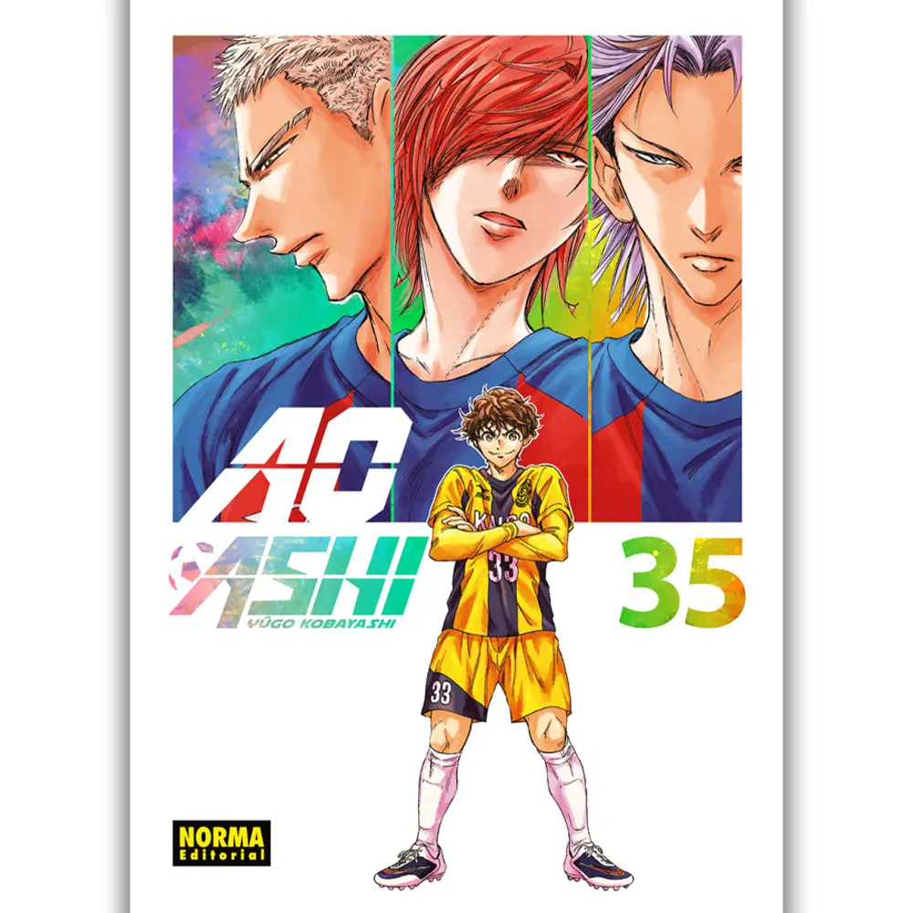 Portada Manga ao ashi 35