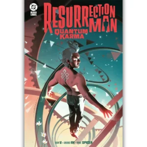 Portada Cómic dc black label. resurrection man: quantum karma