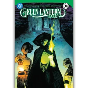 Portada Cómic dc elseworlds. green lantern dark
