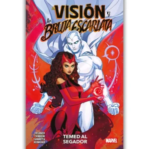 Portada Cómic la vision y la bruja escarlata: temed al segador