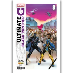Portada Cómic ultimate black panther 08