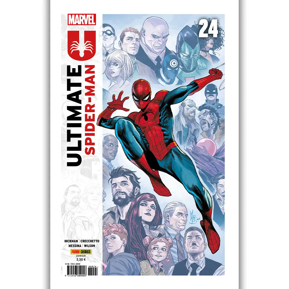 Portada Cómic ultimate spiderman 24