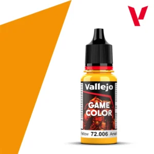 Portada pintura vallejo: game color 6 amarillo soleado 18 ml 72006