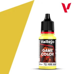 Portada pintura vallejo: game color amarillo tóxico 18 ml 72109
