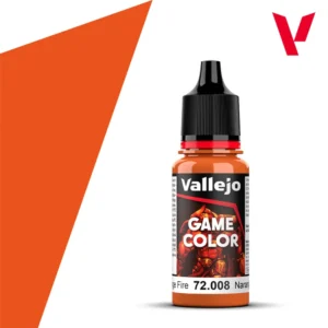 Portada pintura vallejo: game color 6 naranja fuego 18 ml 72008