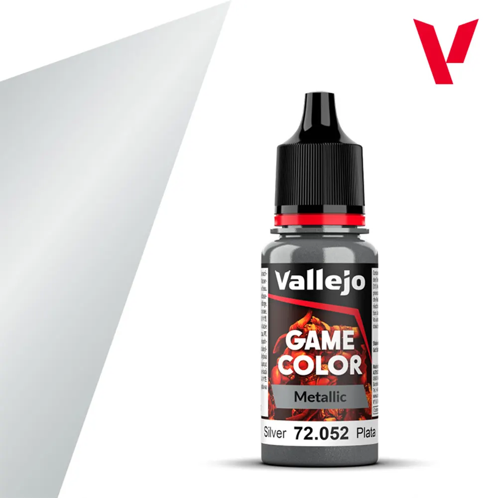 Portada pintura vallejo: game color 6 plata 18 ml 72052
