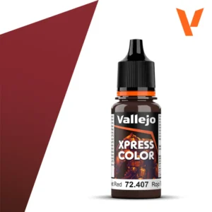 Portada pintura vallejo: game color rojo terciopelo 18 ml 72407