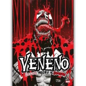 Portada Cómic veneno: blanco, negro y sangre. marvel treasury edition