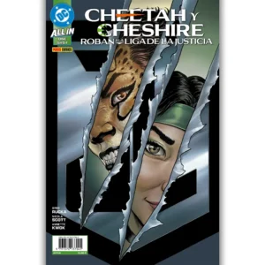 Portada Cómic cheetah y cheshire roban a la liga de la justicia