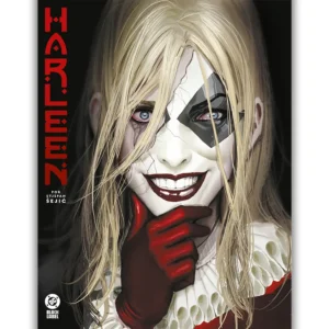 Portada Cómic dc black label. harleen