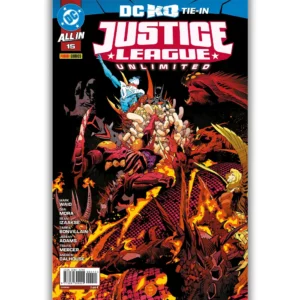 Portada Cómic all in justice league unlimited 15 ( dc k.o. tie in )
