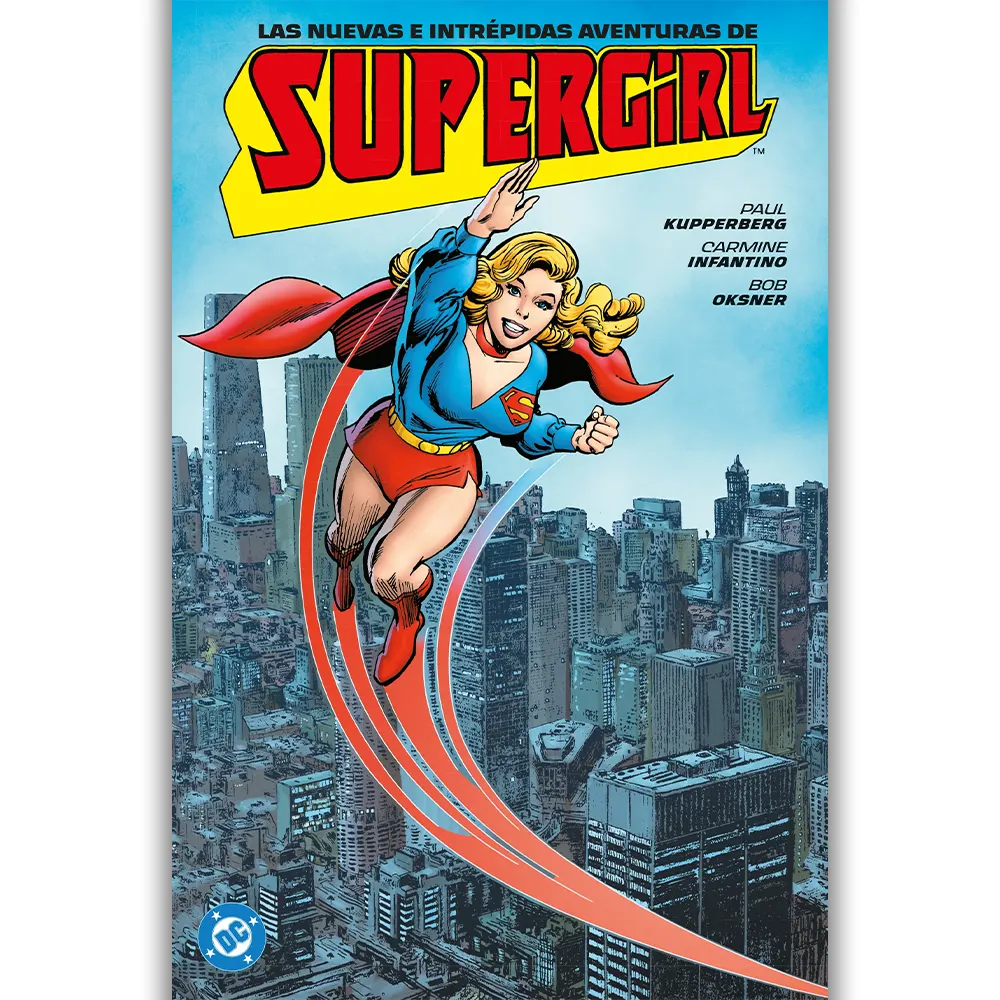 Portada Cómic archivos dc. las nuevas e intrepidas aventuras de supergirl