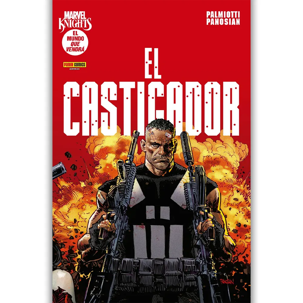Portada Cómic marvel knights. el mundo que vendra: el castigador