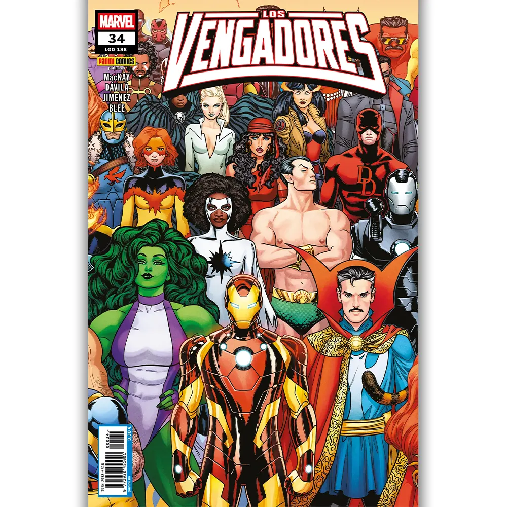Portada Cómic los vengadores 34 (188)